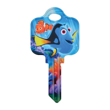 Disney Dory House/Padlock Universal Key Blank Double, 5PK